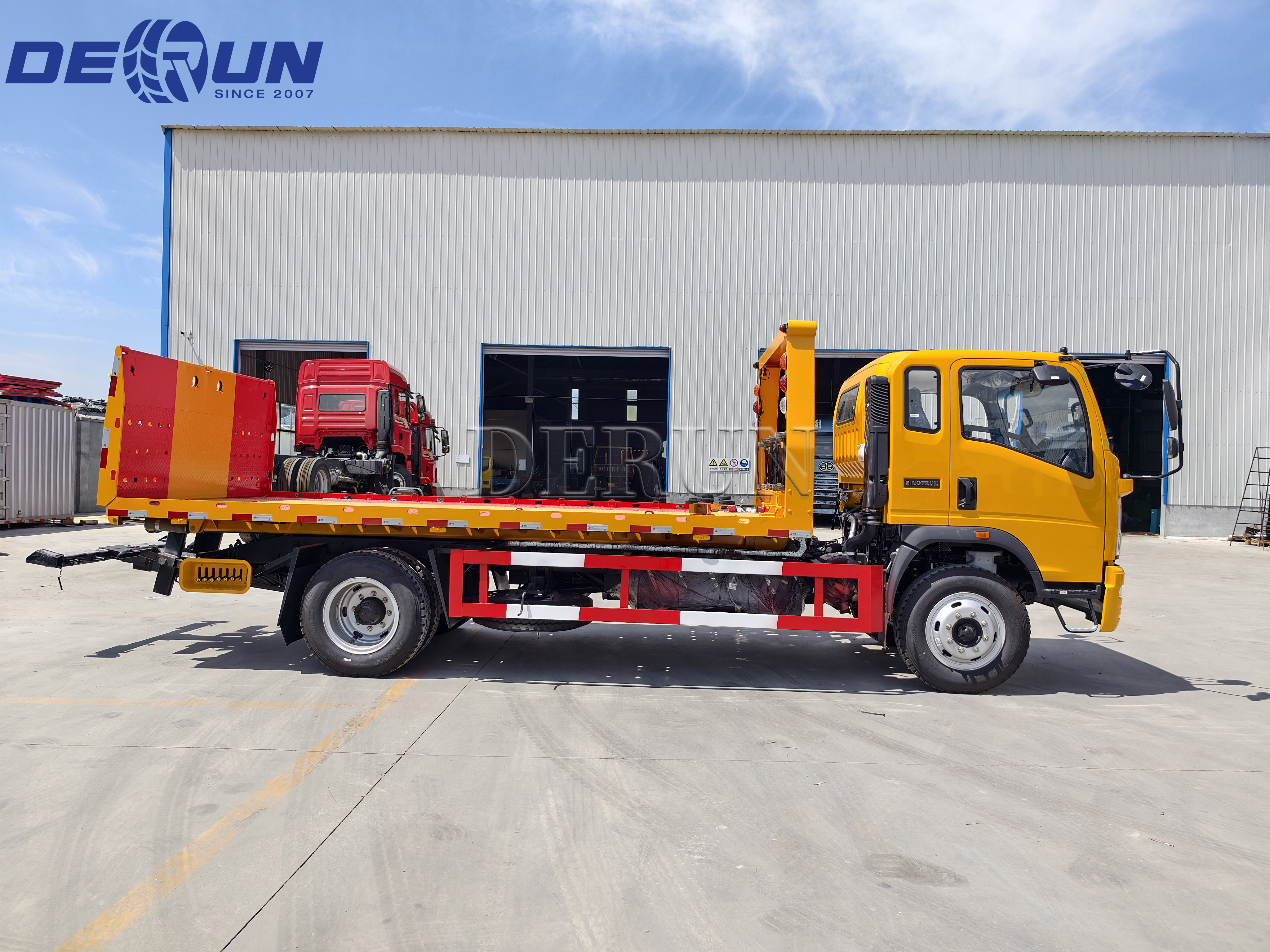 Sinotruk HOWO 4x2 Wrecker Truck zostanie wysłany do Nikaragui