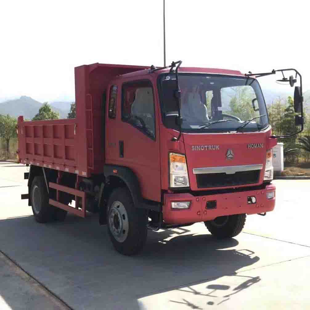 Sinotruk howo 4x2 tylna zrzucona lekka ciężarówka