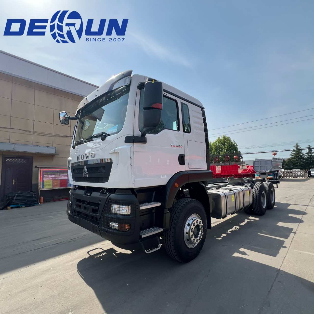 Sinotruk Howo 6x4 TX Targo Truck do Etiopii