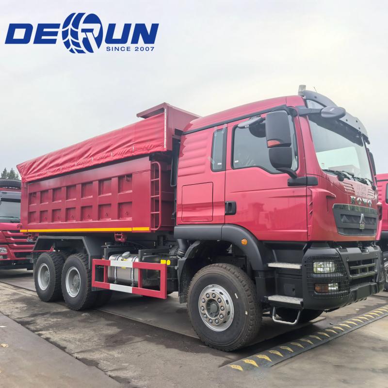 Wywrotka Sinotruk Howo TX 6x4 336 KM dla Etiopii i Dżibuti